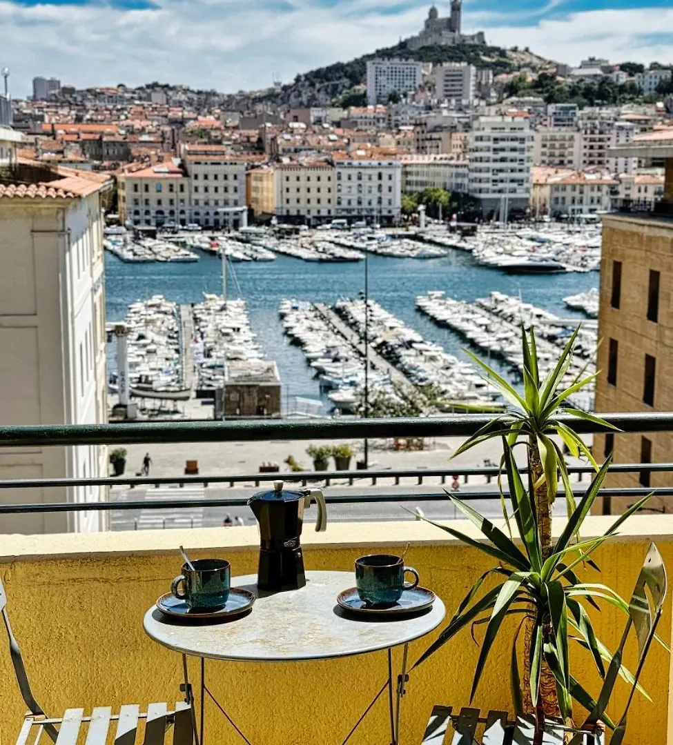 Vue Incroyable & Confort Au Vieux Port 4 Personnes Marseille
